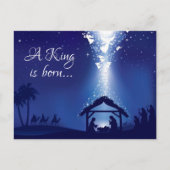 王が生まれました。 ポストカード (正面)