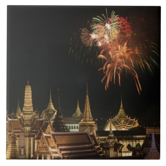 王さまのお祝いの間のエメラルド宮殿 タイル (正面)