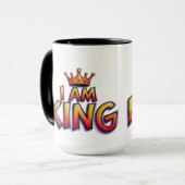 王さま – ソファからカロへ マグカップ (正面左)