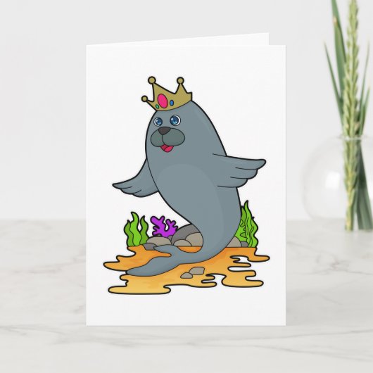 王としてクラウンで封印しろ カード (正面)