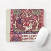 王とのアーサー盲目の女神の幸運 マウスパッド (マウス)