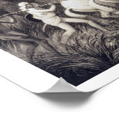 王と共にシーク教徒のマハラヤ・シン ポスター (角)