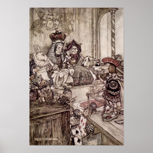 王と女王の前のクナベハート ポスター (正面)