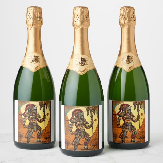 王と女王王室のに合うワイン スパークリングワインラベル (ボトル)