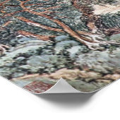 王によるチャオメンフーのスタイルの風景 ポスター (角)