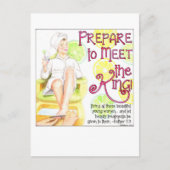 王に会うためのインスピレーション ポストカード (正面)