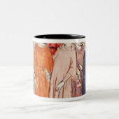 王に対してルイ共謀している貴族 ツートーンマグカップ (中央)