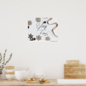 王に栄光生まれたばかりのあれ! ポスター (キッチン)