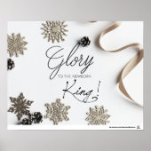 王に栄光生まれたばかりのあれ！ ポスター (正面)