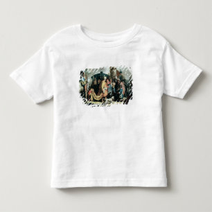 王にSaulゴリアテの頭部を提供しているデイヴィッド トドラーTシャツ