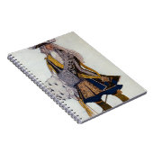 王のためのデザインを、Sからの庭で、着せて下さい ノートブック (右側)