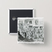 王のためのCholera 1852年裁判所 缶バッジ (正面&裏面)