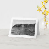 王ののIsland、アラスカの眺め写真 カード (黄色い花)