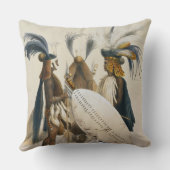 王ののPanda's Armyズールーの兵士は、20をからのめっきします クッション (裏面)