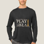 王のようにプレイせよ - パワーストラテジーの引用 - スタイルB トライブレンドＴシャツ (正面)