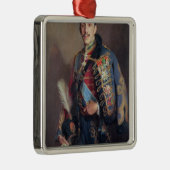 王のアルフォンソポートレートスペインのXIII、1927年 メタルオーナメント (右)