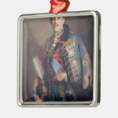 王のアルフォンソポートレートスペインのXIII、1927年 メタルオーナメント (左)