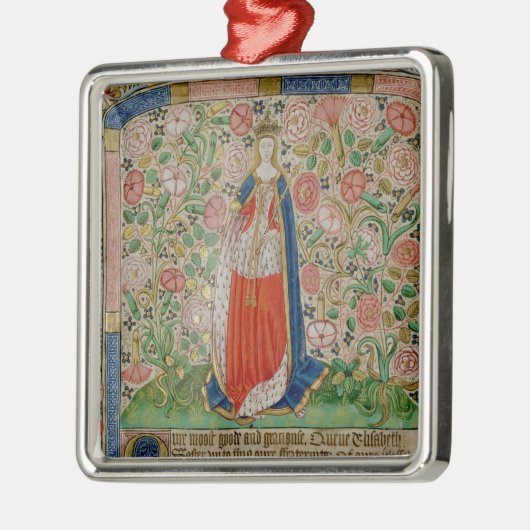 王のエリザベスWoodvilleの王妃 メタルオーナメント (左)