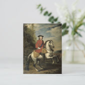 王のジョージI 1717年ポートレート ポストカード (スタンド正面)