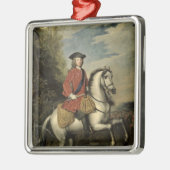 王のジョージI 1717年ポートレート メタルオーナメント (左)