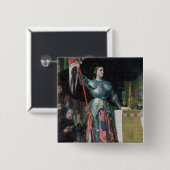 王のチャールズ即位のジャンヌダルク 缶バッジ (正面&裏面)