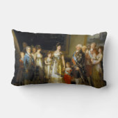 王のチャールズIVJose de Goya家族のポートレート ランバークッション (裏面)