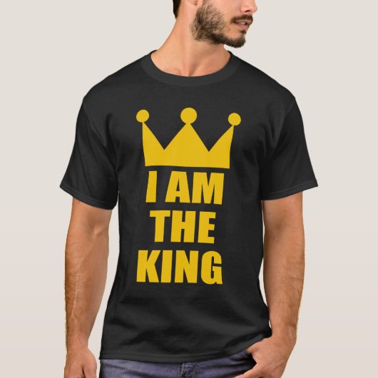 王のデザイン Tシャツ (正面)