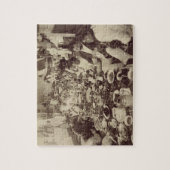 王のボートハウス、c.187のKalakana's王室のな宴会 ジグソーパズル (縦)