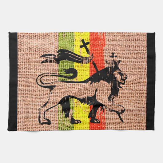 王のライオン キッチンタオル (横)