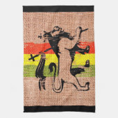 王のライオン キッチンタオル (縦)