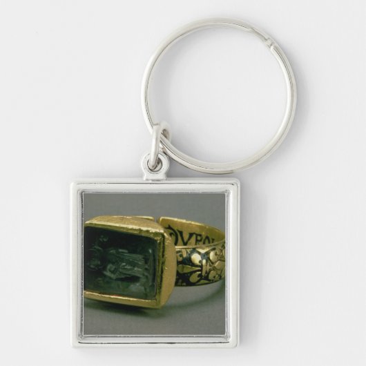 王のルイSignetリングや輪フランス(セントルイス)のIX キーホルダー (正面)