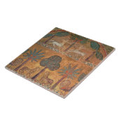 王のルジェロ部屋からのケンタウルスとの場面、 タイル (側面)