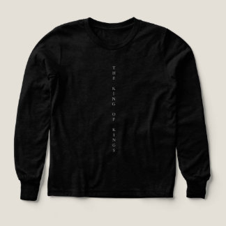 「王の中の王」ガールズ長袖Tシャツ