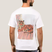 王の休息する虎 Tシャツ (裏面)