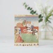 王の前での二人の騎士の対決 ポストカード (スタンド正面)