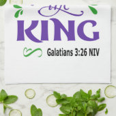 王の娘 キッチンタオル (折り畳み)