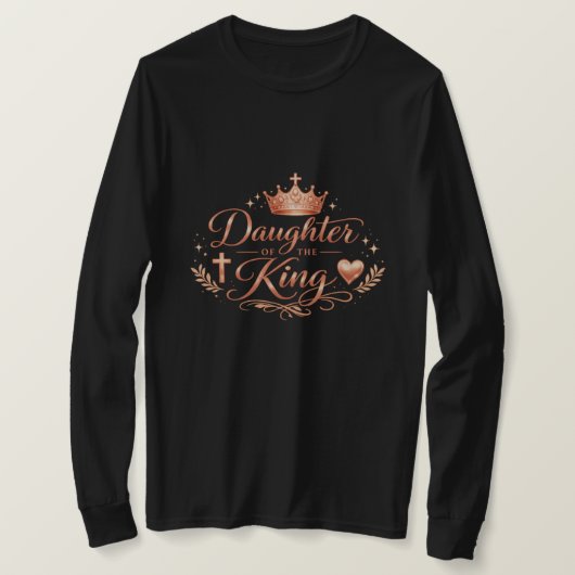 王の娘 • キリスト教女性用シャツ Tシャツ (デザイン正面)