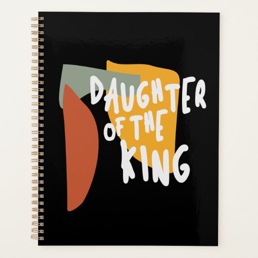 王の娘 – 力を与えるキリスト教の引用文 プランナー手帳 (正面)