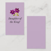 王の娘 名刺 (正面/裏面)