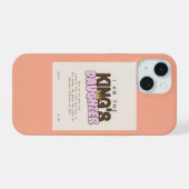 王の娘 iPhone 15ケース (裏面横)