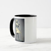 王の実物大の小像 マグカップ (正面左)