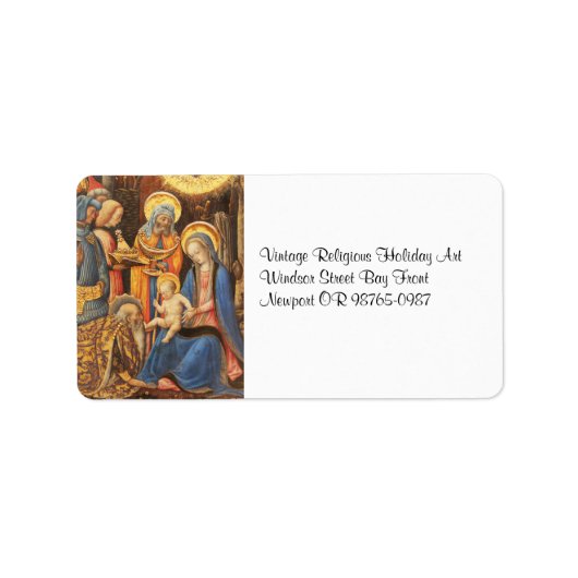 王の崇拝(Adorazione dei Magi) ラベル (正面)