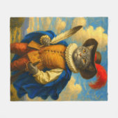 王の最初の刃 | マスケット帽の名誉 フリースブランケット (正面(横))