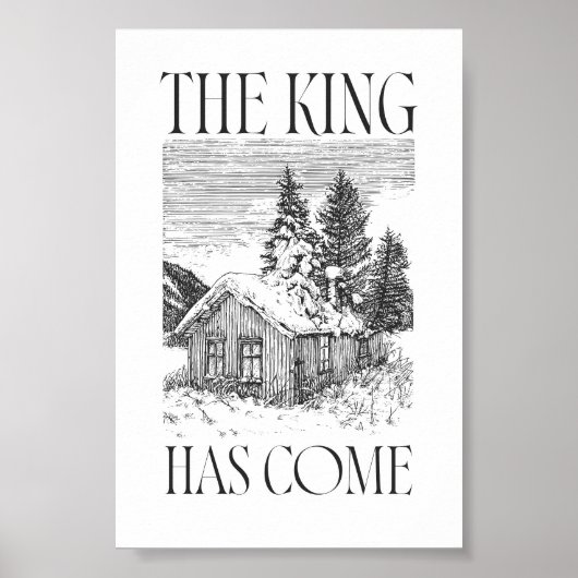 王の来たる時 ウォールアート キャビンスタイル クリスマス (正面)