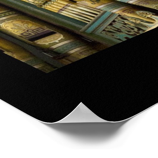 王の楽器オルガンのポスター – Birmingham ポスター (角)