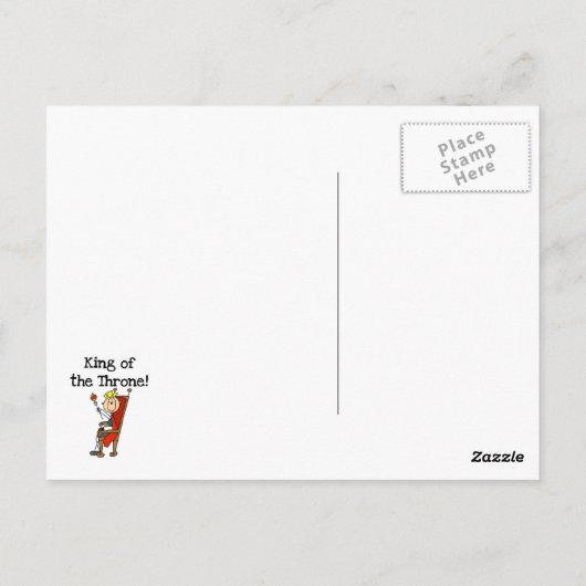 王の玉座 ポストカード (裏面)