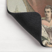 王の銀製の結婚記念日 マウスパッド (コーナー)