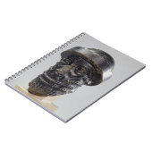 王の頭部、多分、Hammurabi Babyloの王 ノートブック (左側)