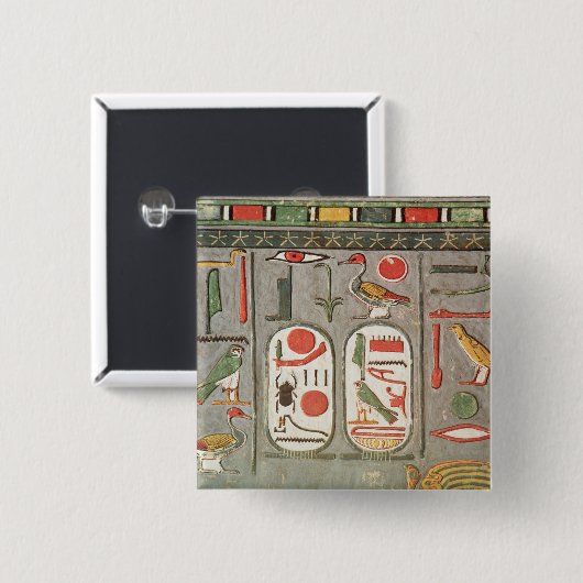 王のcartouche 缶バッジ (正面&裏面)