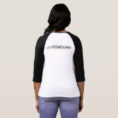 王のChristian Baseball Shirt娘 Tシャツ (裏面フル)